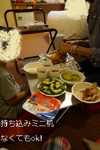チサンイン軽井沢 部屋食事1