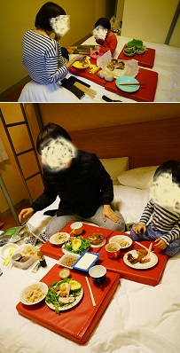 チサンイン軽井沢 部屋食事2